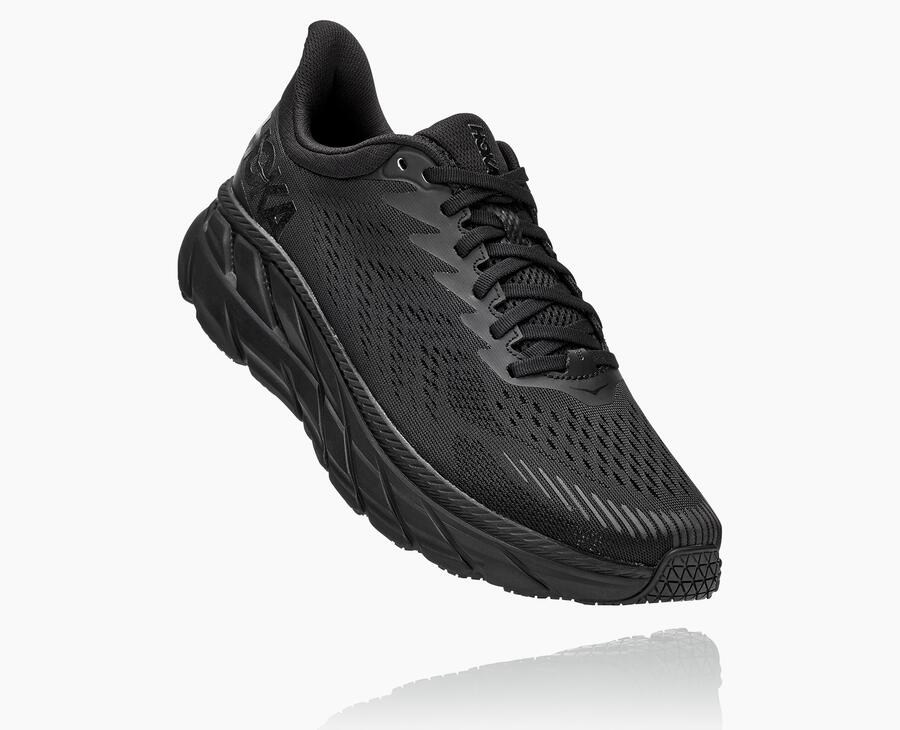 Zapatillas Running Hoka One One Hombre - Clifton 7 - Negras - XNB248975